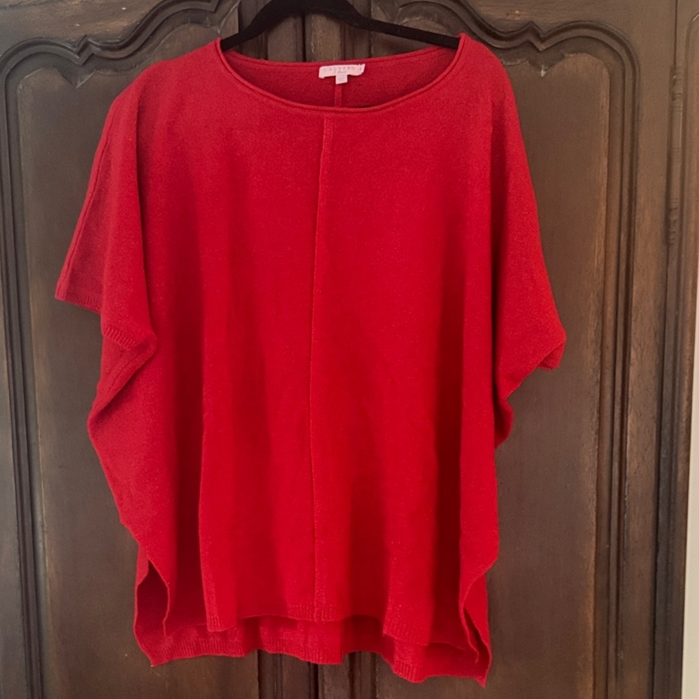 Calypso St. Barth Red Crew Neck Sweater